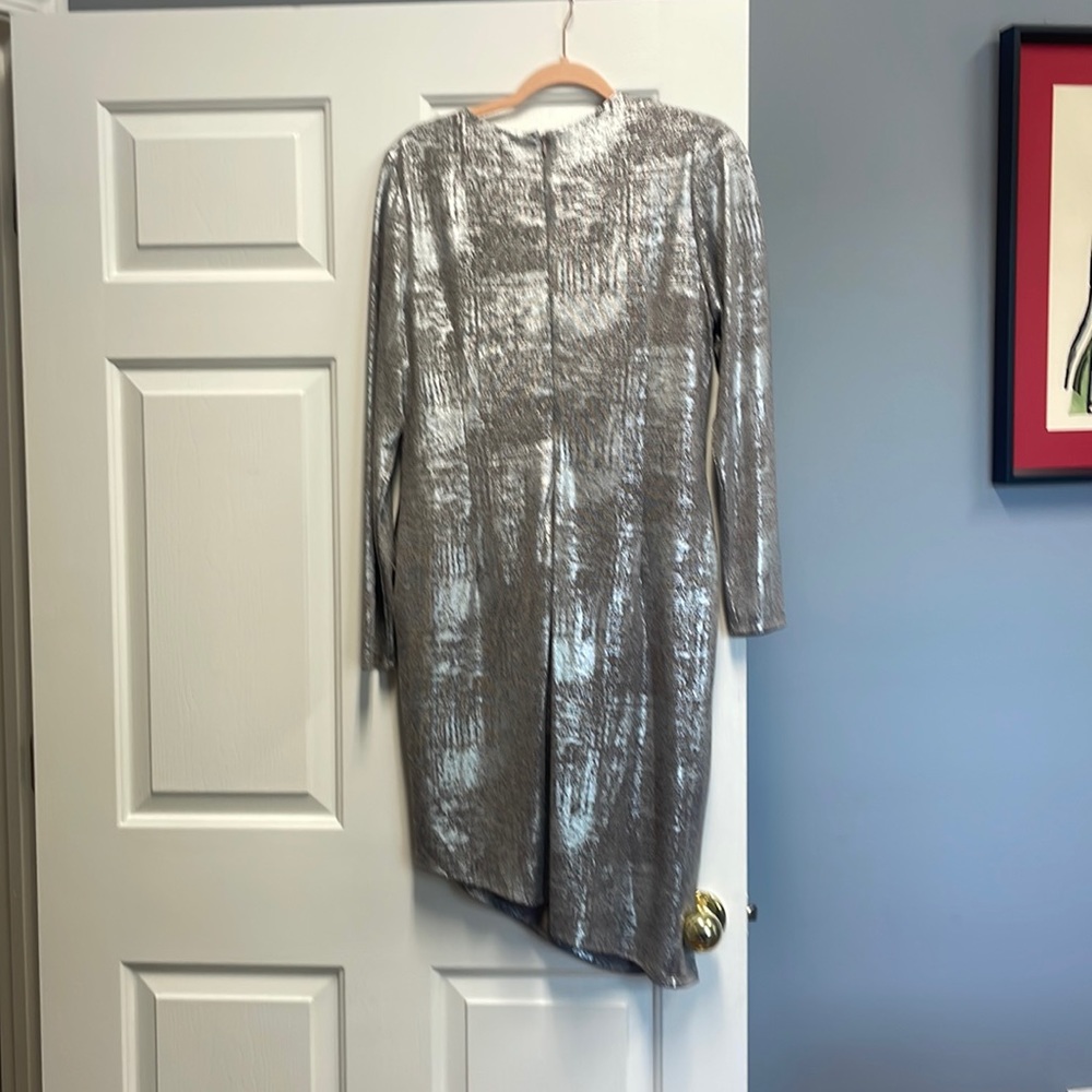 Stunning & Flattering - Aidan by Aidan Mattox Metallic Dress